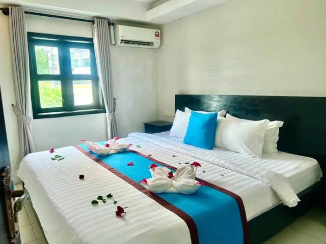 غرفة ثلاثية بإطلالة على البحر، Mary Beach Hotel and Resort 5/8