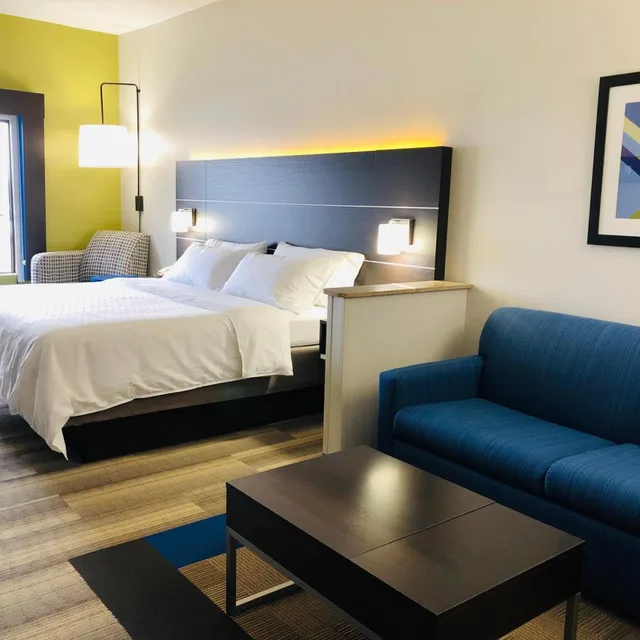 Suite, King Bed, Sofa, Holiday Inn Express Hotel & Suites Newton Sparta 2/10