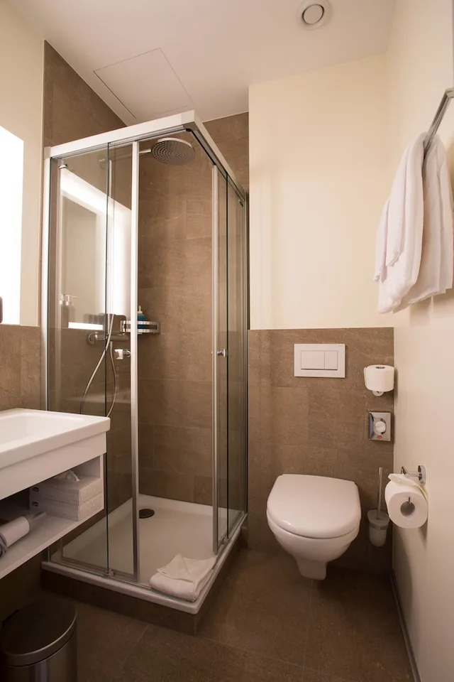 غرفة ديلوكس مفردة بسرير كوين، Kreuz Bern Modern City Hotel 4/4