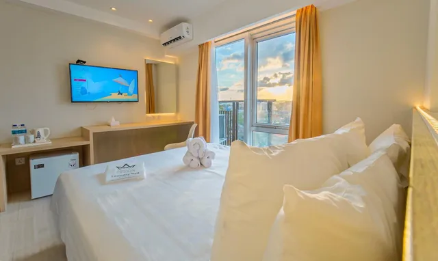 غرفة سوبيريور بسرير كوين بإطلالة على المدينة، Astara Hotel Balikpapan 1/2