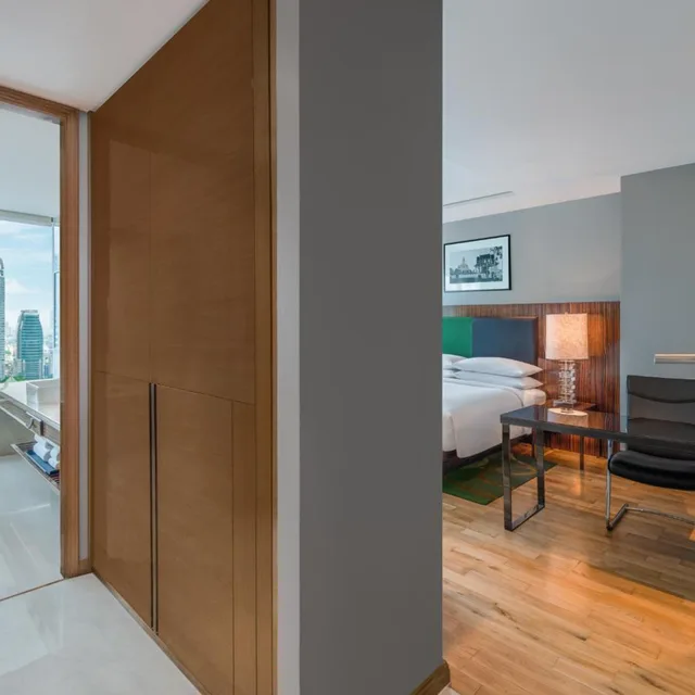 جناح استوديو بسرير كينج بغرفة نوم واحدة، Renaissance Bangkok Ratchaprasong Hotel 6/10
