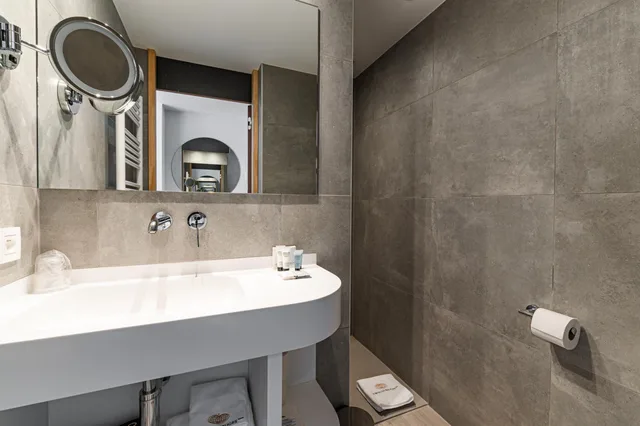 غرفة كومفورت بسريرين منفصلين، Hotel Le Bois de Bruges 10/10