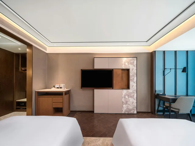 غرفة بسريرين منفصلين، Hilton Garden Inn Beijing Guomao 7/9