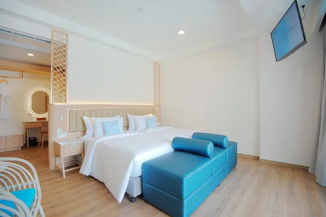غرفة بريميير بسريرين منفصلين بإطلالة على المسبح، Infinity Aonang Krabi 6/9