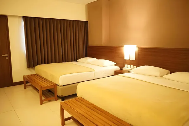 غرفة ديلوكس بإطلالة على البحر، Pantai Indah Resort Hotel Timur 1/1