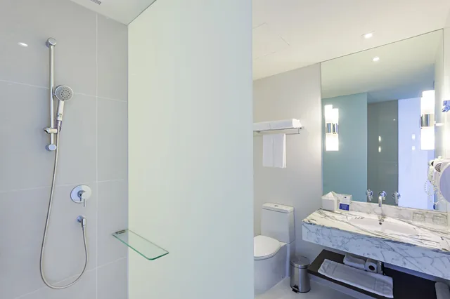 غرفة قياسية بسريرين منفصلين بإطلالة على المدينة، Holiday Inn Express Bangkok Siam 3/4