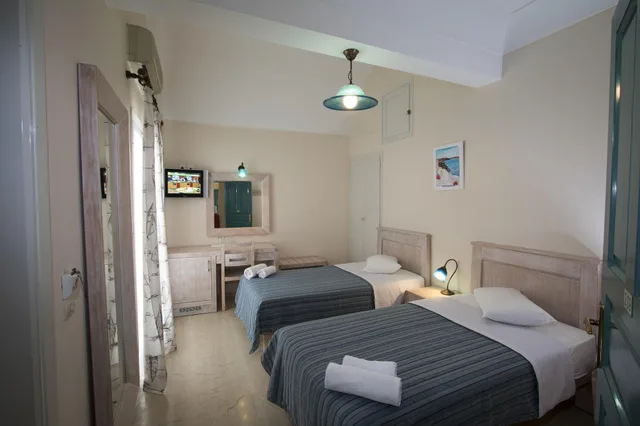 غرفة بسرير مزدوج أو سريرين منفصلين، ANDREAS HOTEL 10/10