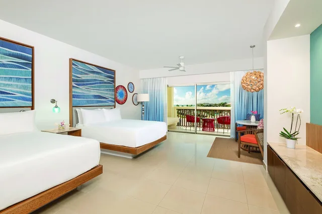 Junior Suite, 2 Double Beds, Tropical View، Dreams Puerto Morelos Resort & Spa 1/1