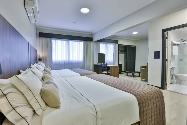 غرفة بريميوم بسرير كوين وسريرين منفصلين، Wyndham Golden Foz 6/10
