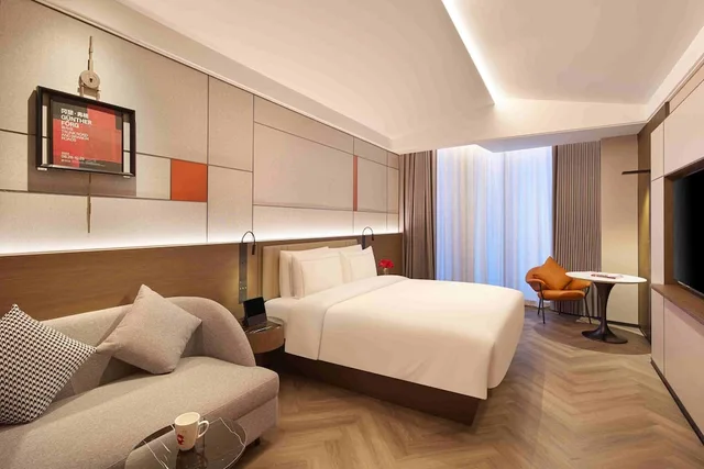 غرفة سوبيريور مفردة بسرير كينج، UrCove by HYATT Shanghai West Riverside 2/6