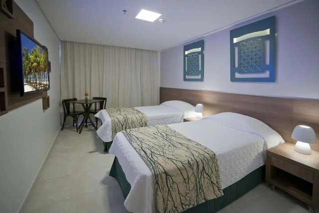 غرفة بسرير كوين بإطلالة على البحر، Hotel Ponta Verde Praia do Frances 3/7