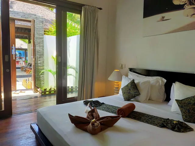 غرفة قياسية بسرير كينج بشرفة، The Trawangan Resort 5/10