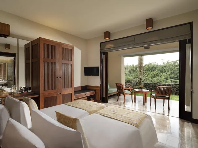 غرفة ديلوكس بسريرين منفصلين، Alila Ubud 1/4