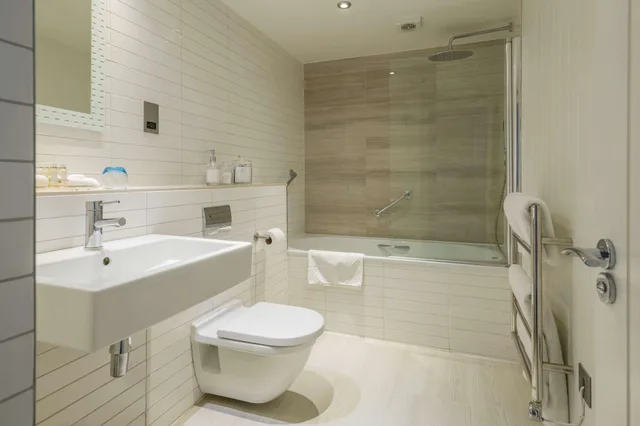 غرفة بسريرين منفصلين، Sidmouth Harbour Hotel 4/5