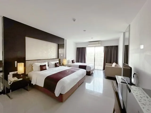 غرفة غراند ديلوكس بثلاثة أسرّة، Lani Chiang Mai Hotel 3/8