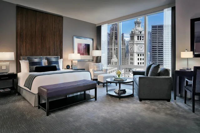 جناح بريميوم بسرير كينج، Trump International Hotel & Tower Chicago 1/1