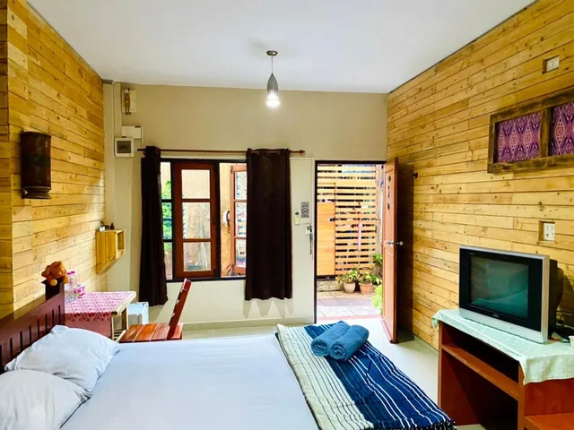 غرفة قياسية بسريرين منفصلين، Thai Guesthouse Kanchanaburi 2/3
