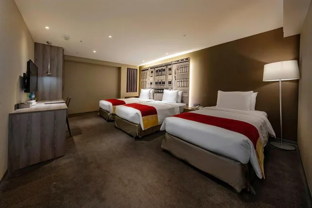 غرفة كلاسيكية ثلاثية، Green World Hotels Zhongxiao Taipei 1/8
