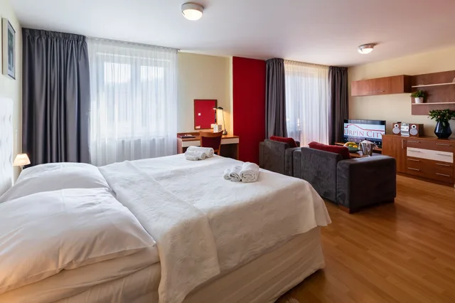 غرفة بسرير كوين بغرفة نوم واحدة، Urpin City Residence 1/9
