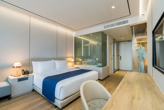 غرفة ديلوكس بإطلالة على البحر، Arbour Hotel and Residence Pattaya (SHA Plus+) 4/8