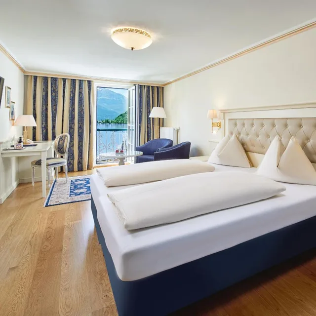 غرفة كومفورت بإطلالة على البحيرة، Grand Hotel Zell Am See 2/10