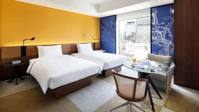 غرفة قياسية بسريرين منفصلين، Hyatt Centric Ginza Tokyo 1/1