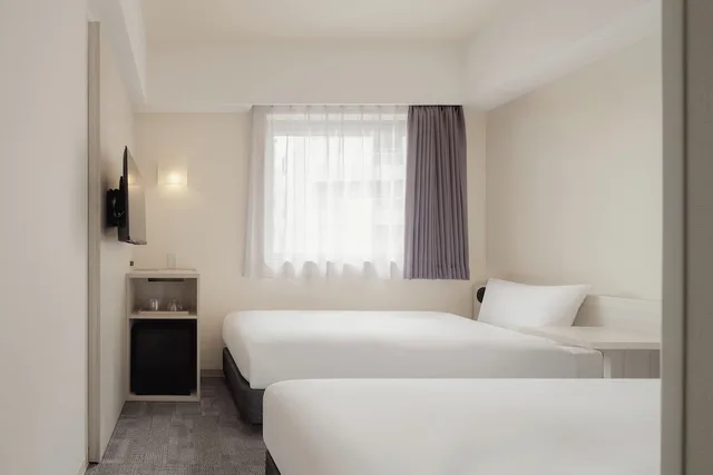 غرفة بسريرين منفصلين، Hotel Mid In Meguro-Ekimae 2/10