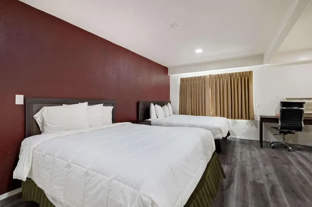 Upgrade, 3 Queen Beds، Econo Lodge Needles 3/6