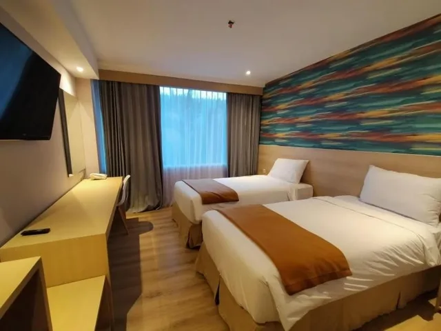 غرفة ديلوكس بسريرين منفصلين، Lereng Bromo Hotel 1/2