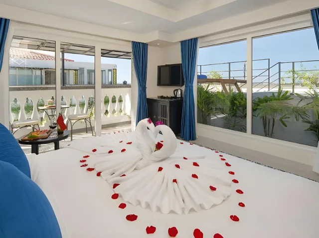 جناح عائلي بسرير كوين بمسبح خاص، Hoi An Blue Sky Boutique Spa 1/1