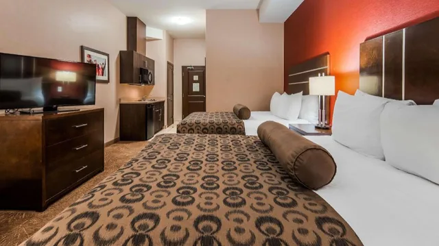 غرفة بسريرين كوين، Best Western Plus Kindersley Hotel 4/10