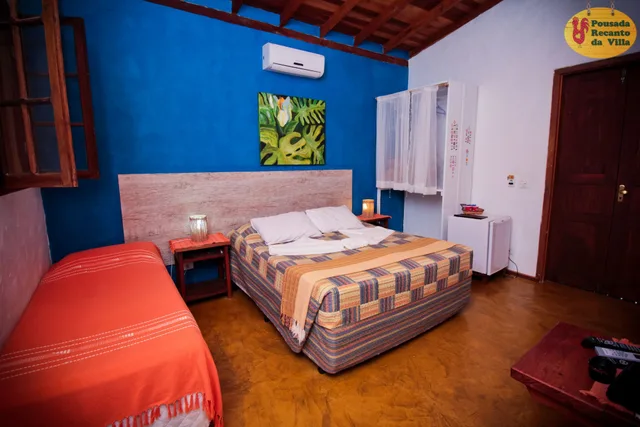 غرفة سوبيريور بسرير كوين وسريرين منفصلين، Velinn Pousada Recanto Da Villa 1/9