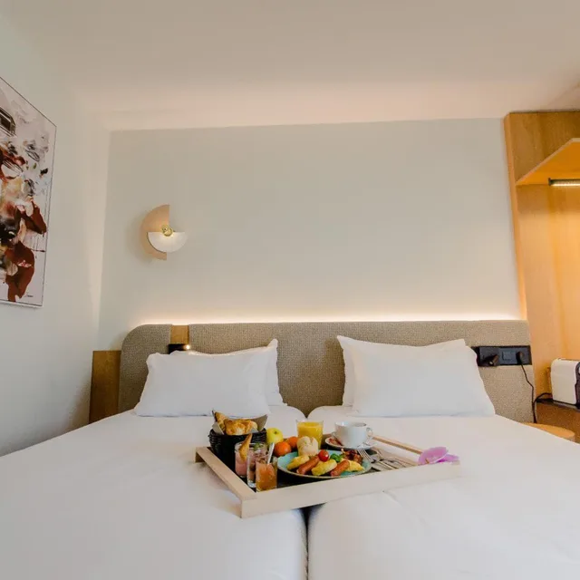 غرفة كومفورت بسريرين منفصلين بغرفة نوم واحدة، Golden Tulip Villepinte Roissy Parc des Expositions 4/10