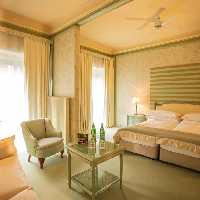 Backyard, Double or Twin Bed, GRAND HOTEL VILLA CASTAGNOLA 2/3