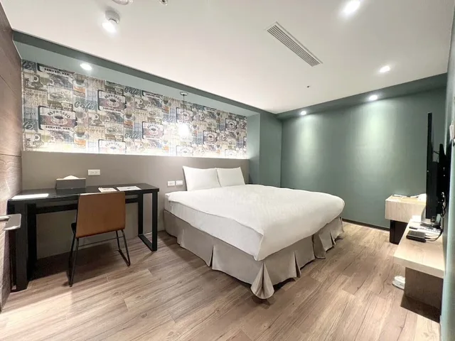 Deluxe, Double Bed, No Window، Le room Hotel Kaifeng Taipei 3/4