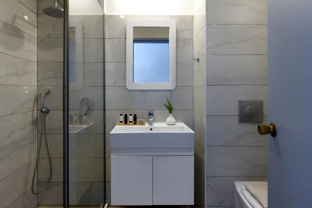 غرفة بسرير مزدوج أو سريرين منفصلين بإطلالة على البحر، Vasia Ormos Hotel - Adults Only 7/7