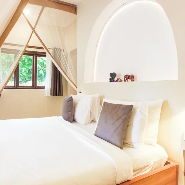 غرفة ديلوكس بسرير مزدوج بإطلالة على البحر، Kupaga Villas Boutique Hotel 4/10