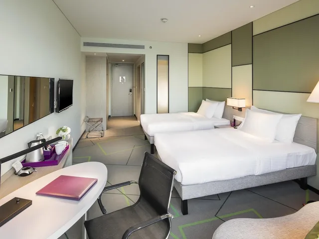 غرفة قياسية بسريرين منفصلين، Mercure Hefei Sunac 4/6