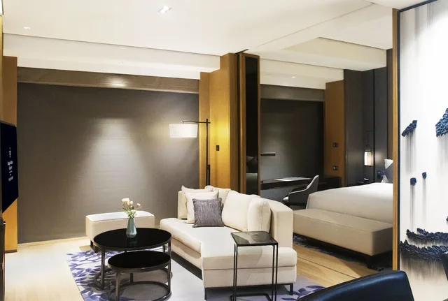 غرفة ديلوكس بسرير كينج، Kempinski Residences Guangzhou 8/10