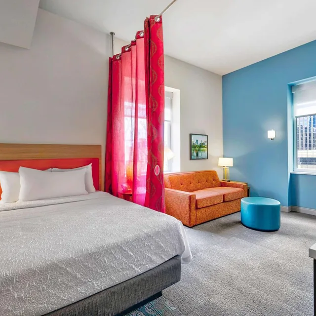 استوديو بسرير كوين مع أريكة، Home2 Suites by Hilton Minneapolis Downtown, MN 2/9