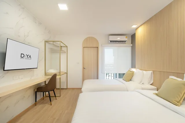غرفة سوبيريور بسريرين منفصلين بشرفة، Diya Hotel Bangkok 1/6