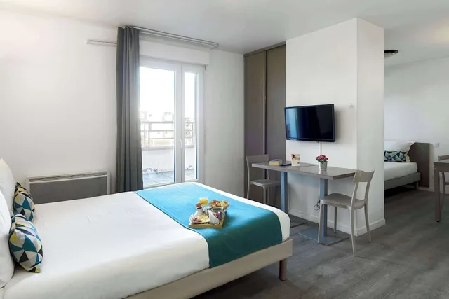 استوديو ثلاثي بسرير مزدوج مع أريكة، Comfort Aparthotel Versailles St Cyr l Ecole 1/5