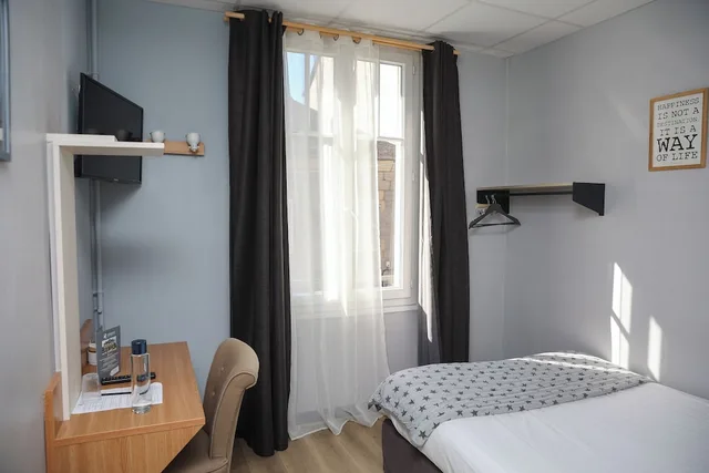غرفة مفردة بسرير مزدوج، Citotel Le Chapon Fin 5/9