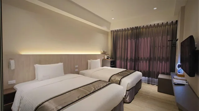 غرفة بسريرين منفصلين، Hotel Yam Lagom 1/1