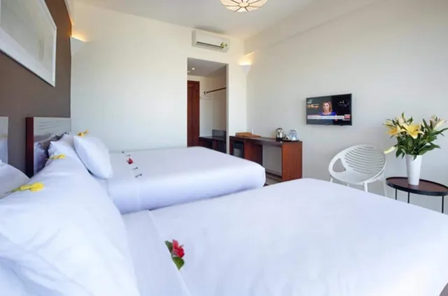 غرفة ديلوكس بسريرين منفصلين، Green Apple Hotel 1/2