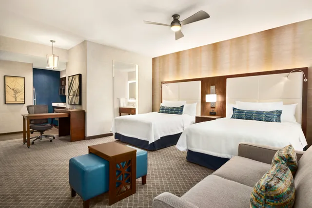 Studio, 2 Queen Beds, Accessible, Homewood Suites By Hilton Arlington Rosslyn Key Bridge 2/4