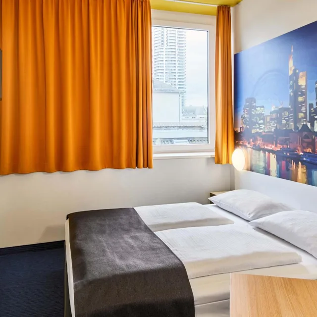 غرفة بسرير مزدوج، B&B Hotel Frankfurt Hbf 4/9