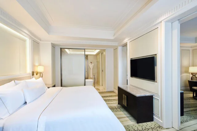 جناح ديلوكس بإطلالة على المدينة بغرفة نوم واحدة، The Westin Qingdao 1/4