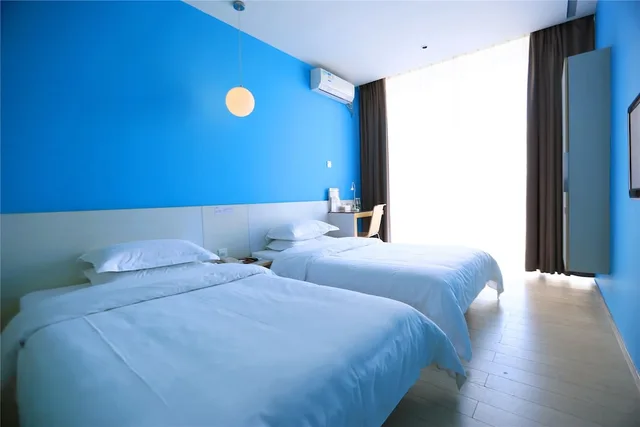 غرفة ديلوكس بسريرين منفصلين، Colour Inn Shenzhen Dongmen Branch 4/7