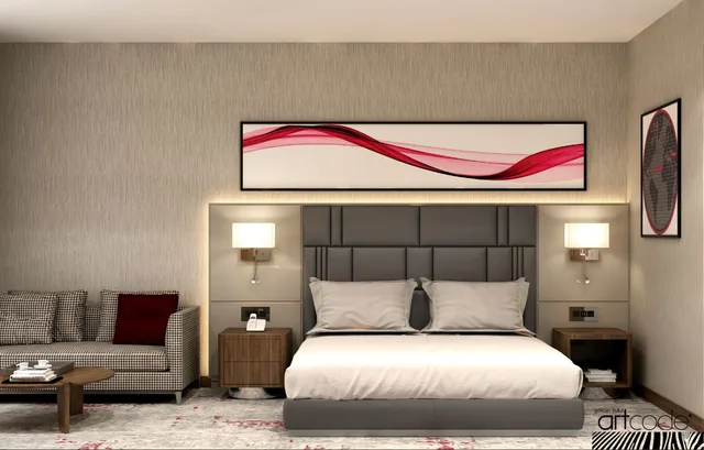 غرفة عائلية بسرير كينج بإطلالة على البحر، Ramada by Wyndham Rize Findikli 2/4